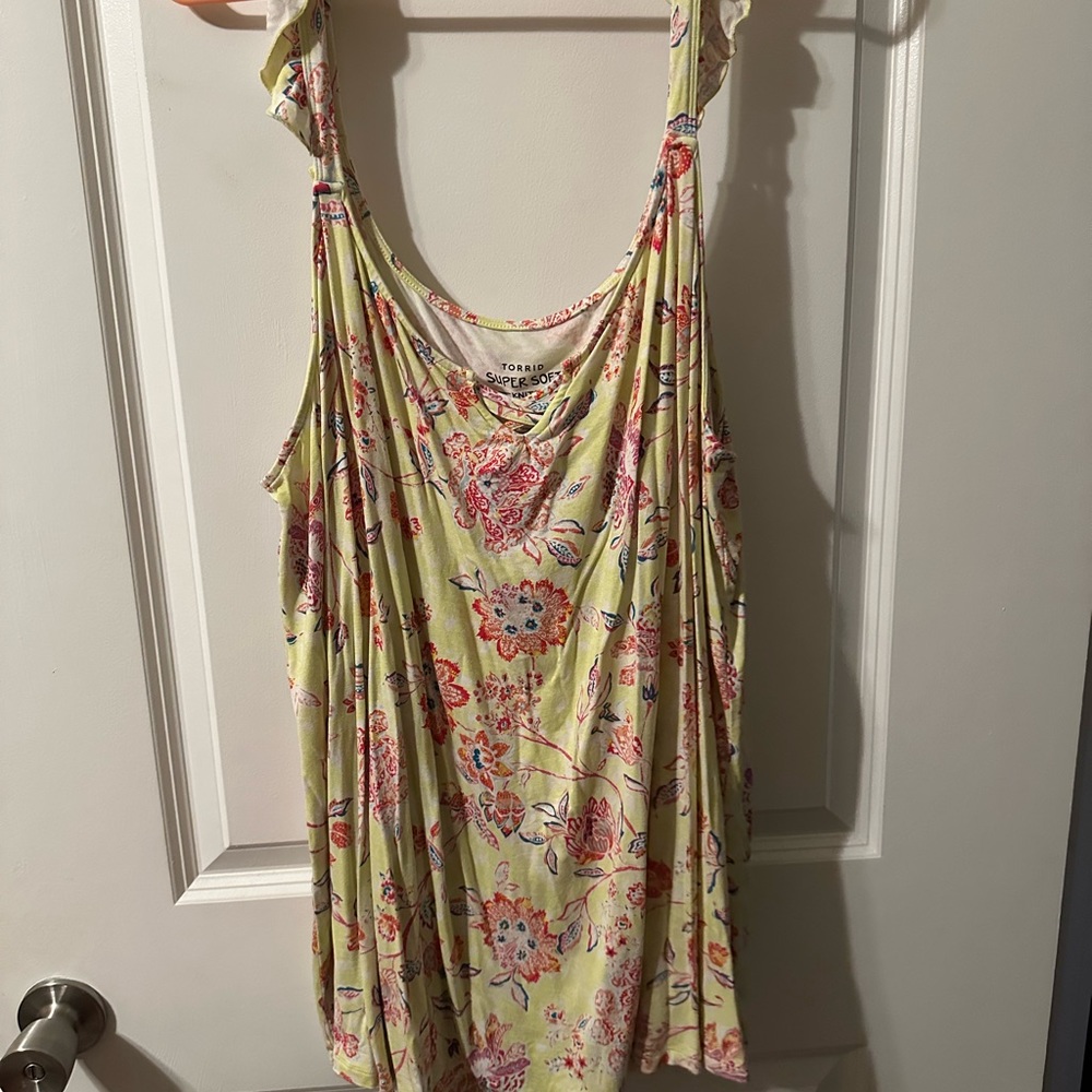 Floral tank top